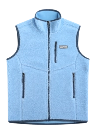 Bodywarmer Bergans Women Lunnan Pile Fleece Cool Blue Regular Fit