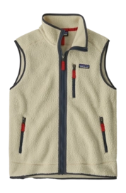 Bodywarmer Patagonia Men Retro Pile Vest Pelican w/Smolder Blue