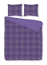 Parure de Lit Satin D'or Bonfire Violet Satin