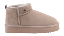 Boots Warmbat Women Durack Suede Plateau Taupe