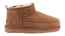 Boots Warmbat Women Durack Suede Stitch Cognac