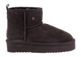 Boots Warmbat Women Wallaby Suede Plateau Choco