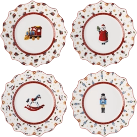 Bordenset Villeroy & Boch Toy's Delight 2025 Jubileum (Set van 4)