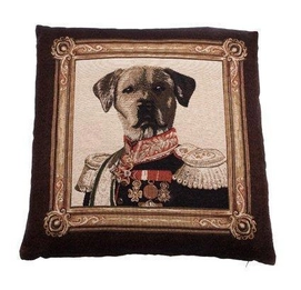 Sierkussen In The Mood Napoleon Border Terrier (45 x 45 cm)