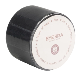 Breast Lift Tape Bye Bra Women Body Tape Black (5 cm)