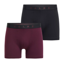 Boxershort Falke Men Daily Comfort Black Barolo (2-Pack)