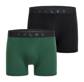 Boxershort Falke Men Daily Comfort Black Green (2-Pack)