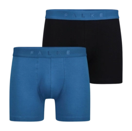 Boxershort Falke Men Daily Comfort Blue Black (2-Pack)
