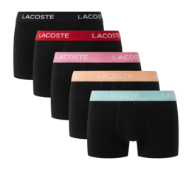 Boxer Shorts Lacoste Men 5H1292 Black Ledge/Reseda/Pastil (Set of 5)
