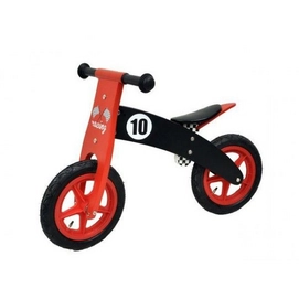 Loopfiets Boy Hout Zwart