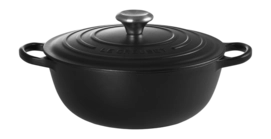 Braadpan Le Creuset Marmite Gietijzer Mat Zwart 28 cm