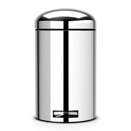Brabantia Pedaalemmer Retro Silent Silver RVS 12L