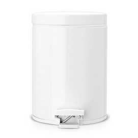 Brabantia Pedaalemmer White 5L