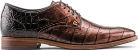 Rehab Men Brad Croco Metallic Brown