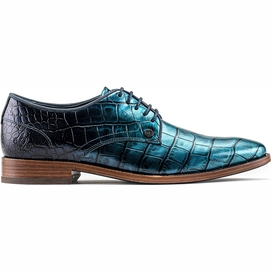 Rehab Men Brad Croco Metallic Dark Blue