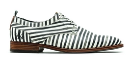 Rehab Men Brad Stripes Lizard White-Grey