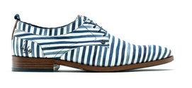 Rehab Men Brad Stripes Lizard White-Blue