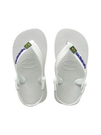 Baby Flip Flops HavaianasBrasil Logo Weiß