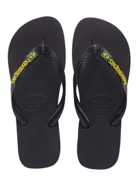 Slipper Unisex Havaianas Brasil Logo Black