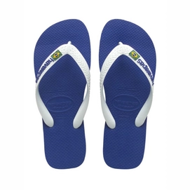 Flip Flops Havaianas Brasil Logo Marineblau-Schuhgröße 41 - 42