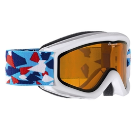 Alpina Carat Junior DH White Konfetti Skibril