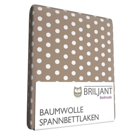 Spannbettlaken Briljant Kinder Bea Taupe (Baumwolle)