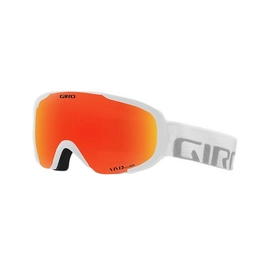Skibril Giro Compass White Wordmark Vivid Ember