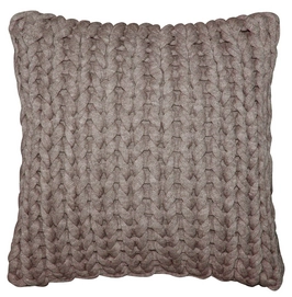 Sierkussen Essenza Britt Taupe Acryl Gebreid