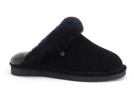 Pantoffel Warmbat Women Burley Suede Black