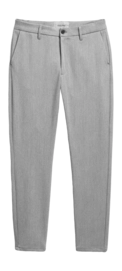 Broek Elvine Men Crimson Stretch Light Grey Melange