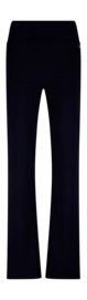 Broek House of Gravity Women Side Stripe Trouser Black Sapphire X Off White