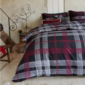 Dekbedovertrek Beddinghouse Burton Red Katoen