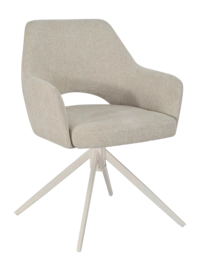by fonQ Gap Draaibare Eetkamerstoel - Beige / Crème