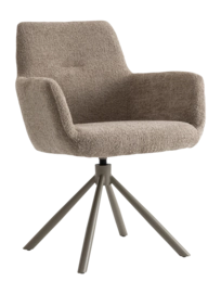 by fonQ Weld Eetkamerstoel - Taupe