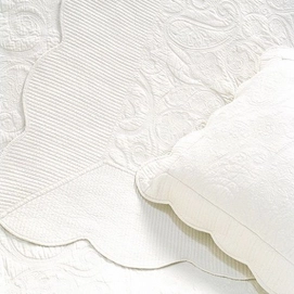 Sprei Bamar Byzance Wit