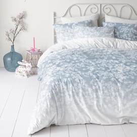 Bettwäsche Cinderella Fairy Blau Mako-Satin