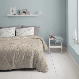 Dekbedovertrek Cinderella Patula Taupe Flanel