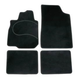 Mattenset Carpoint Type C Zwart (4-delig)