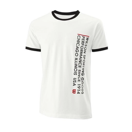 Tennisshirt Wilson Since 1914 Tee White Herren