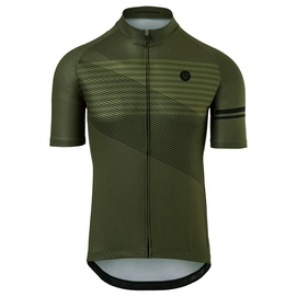 Fahrradshirt AGU Striped Essential Army Green Herren-XL