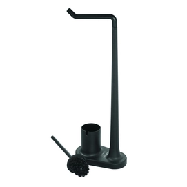 Toiletbutler iDesign Cade Toiletrol En Borstel Houder Zwart