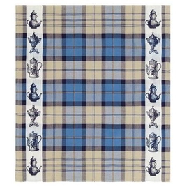 Theedoeken DDDDD Cafe Blauw (Set van 6)