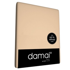 Topper Spannbettlaken Damai 8 cm Camel (Baumwolle)