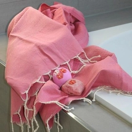 Fouta Plein Couleur Candy Red Call it