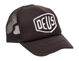 Cap Deus Unisex Baylands Trucker Black White