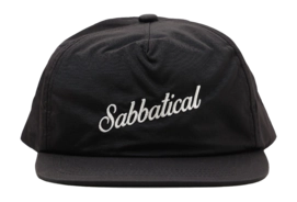 Cap Sabbatical Vintage Unisex Script Logo Black