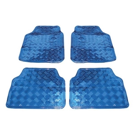 Mattenset Carpoint Uni Alu-Carbon Blauw (4-delig)