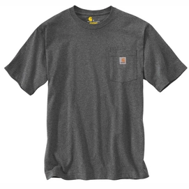 T-Shirt Carhartt Men K87 Pocket Carbon Heather-XS