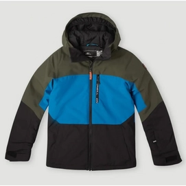 Ski jas O'Neill Boys Carbonite Jacket Directoire Blue Colour Block-Maat 164
