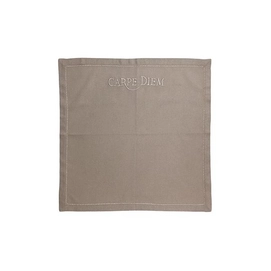 Servet Aquanova Carpe Diem Warmgrijs (set van 4)
